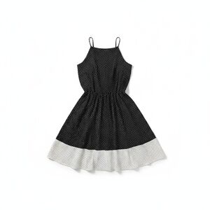 Maurices Black and White Polka Dot Spaghetti Strap Dress